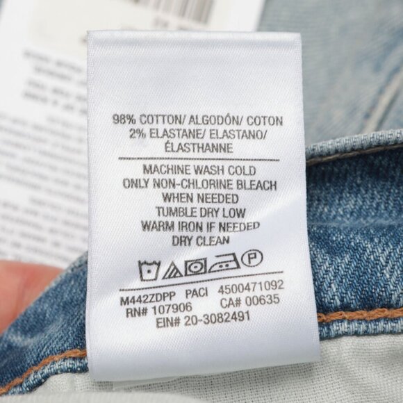 HUDSON Mens Zach Skinny Moto Jeans Stretch Light Wash Paci Casual sz 42 NEW - Picture 10 of 10